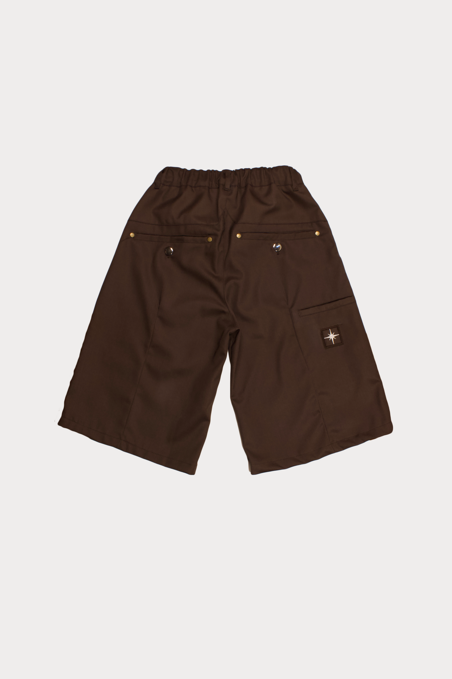 Brown Cana De Azucar Shorts