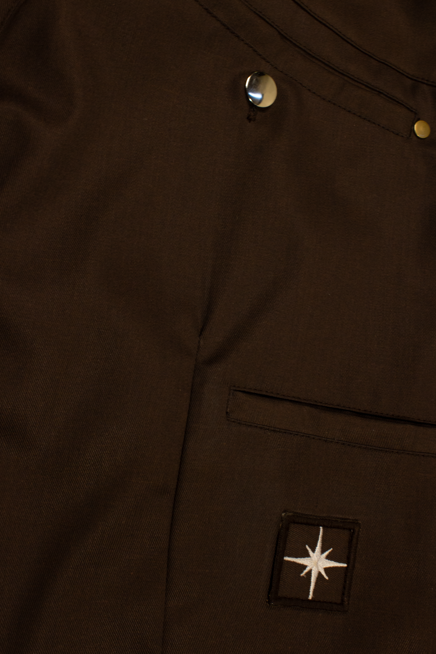 Brown Cana De Azucar Shorts