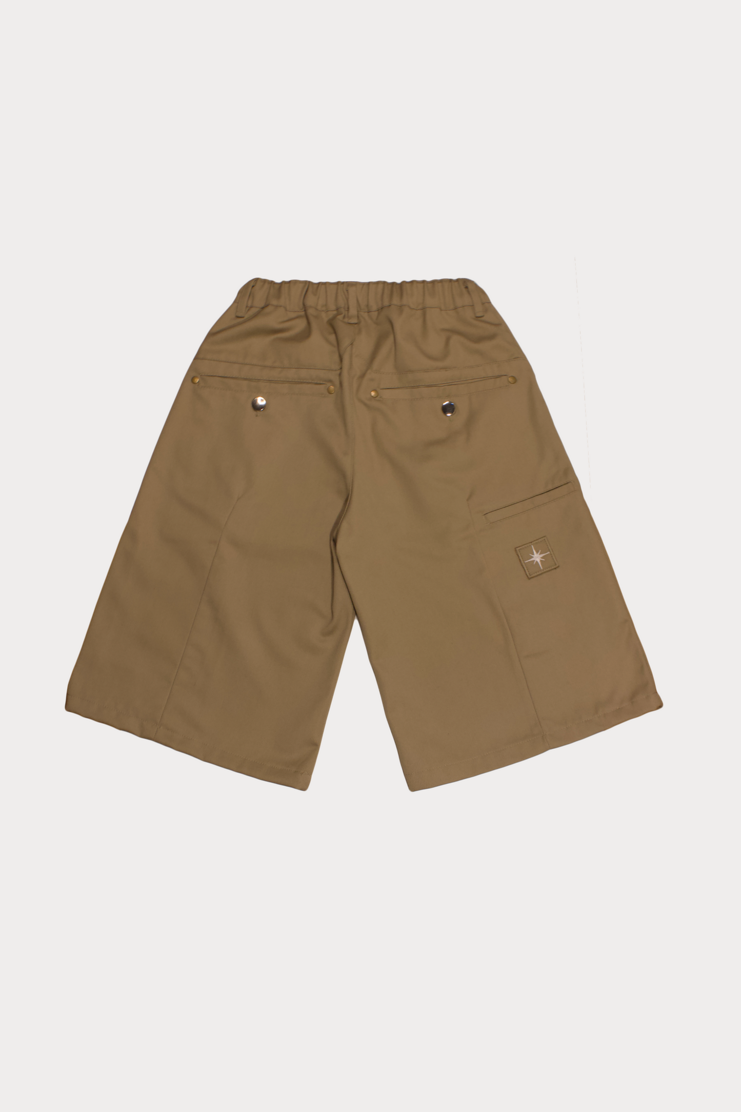 Khaki Cana De Azucar Shorts