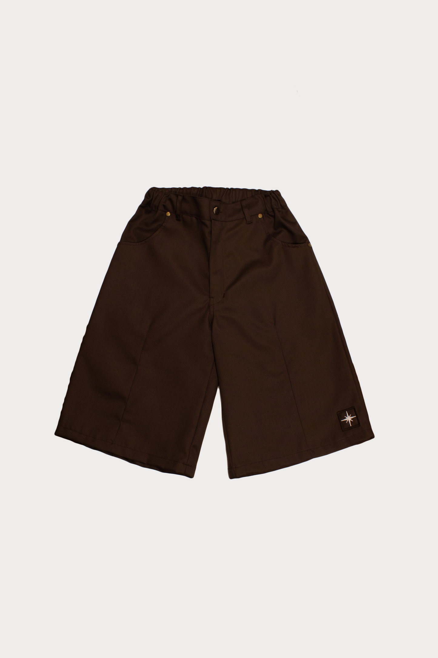Brown Cana De Azucar Shorts